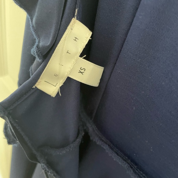 Navy Blue “wrap” Dress - Picture 5 of 5